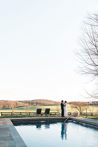 A romantic and intimate elopement at the Goodstone Inn in Middleburg, Virginia, by Luck & Love Photography