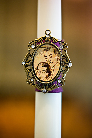 A highly detailed and creative rich purple DIY wedding in California // photos by Luminaire Images: http://www.luminaireimages.com || see more on https://blog.nearlynewlywed.com