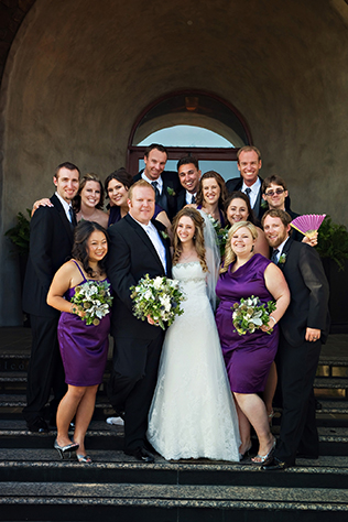 A highly detailed and creative rich purple DIY wedding in California // photos by Luminaire Images: http://www.luminaireimages.com || see more on https://blog.nearlynewlywed.com