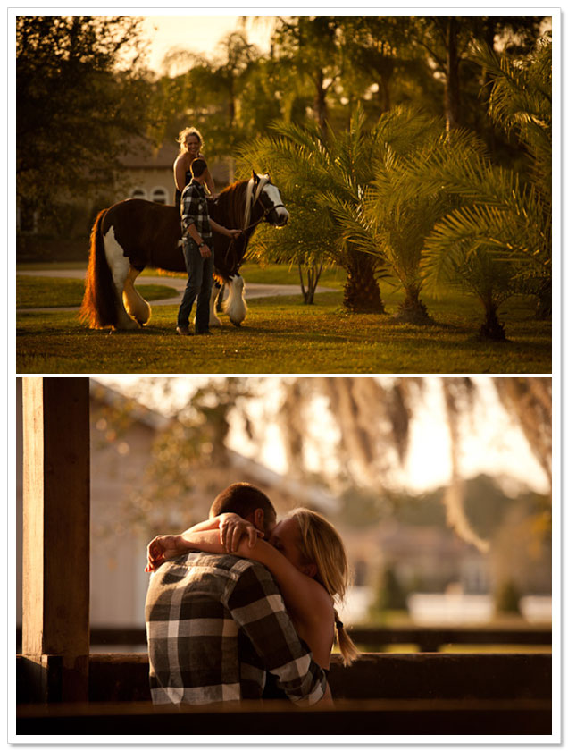 Gypsy Vanner Engagement by Laura Yang Photography on ArtfullyWed.com