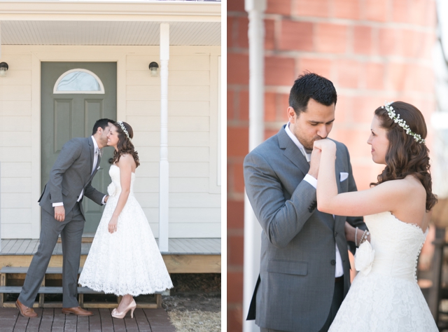 A perfect spring barn wedding with BBQ and romance by M and E Photo Studio || see more on blog.nearlynewlywed.com