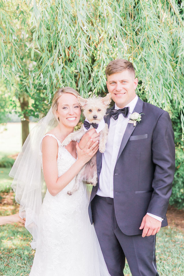 A classic and elegant lavender filled wedding in a garden on Chesapeake Bay by Manda Weaver Photography