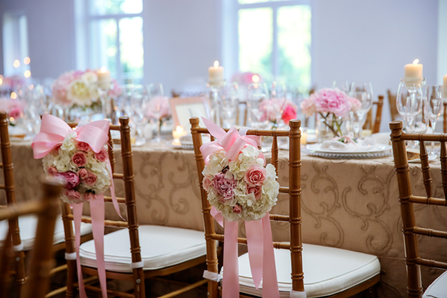 An elegant pink wedding with gorgeous peonies // photos by Marie Labbancz Photography: http://www.artoflove.com || see more on https://blog.nearlynewlywed.com