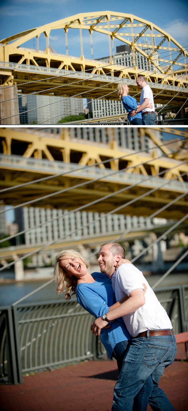 Riverwalk Engagement Session by Meaghan Elliott Photography on ArtfullyWed.com