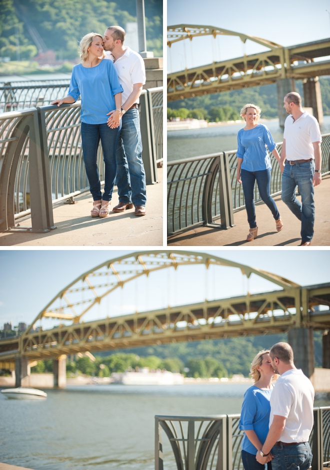 Riverwalk Engagement Session by Meaghan Elliott Photography on ArtfullyWed.com