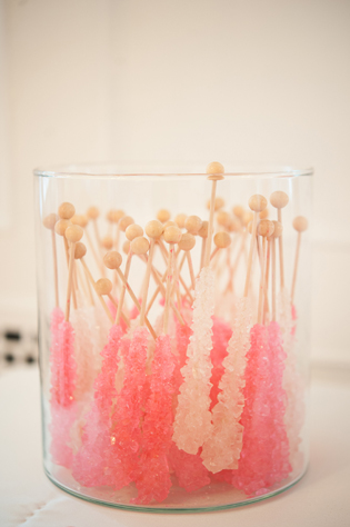 A coral and gold summer wedding with an awesome dessert table by Meaghan Elliott Photography || see more on blog.nearlynewlywed.com