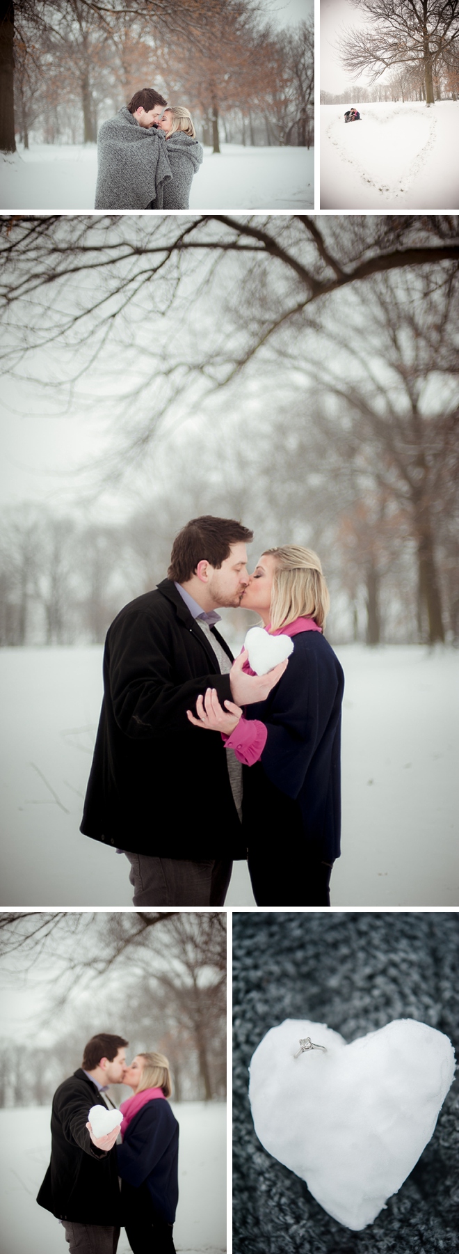 Snowy Phipps Conservatory Engagement by Meaghan Elliott Photography on ArtfullyWed.com
