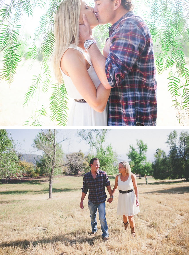 Red Barn Ranch Engagement Session by Melissa Biador Photography on ArtfullyWed.com