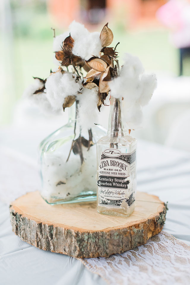 A rustic autumn riverside wedding in Virginia filled with cotton and DIY details by Melissa Durham Photography