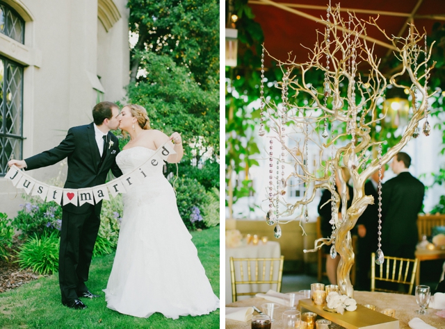 An intimate vintage-inspired wedding in ivory, peach, gold and blush by Milou + Olin Photography || see more on blog.nearlynewlywed.com