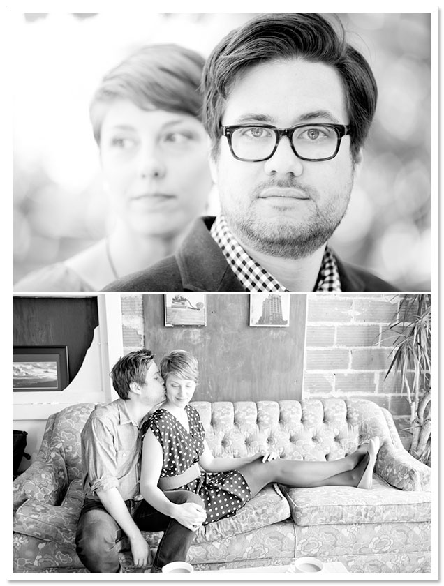 Quirky Coffee Shop Engagement by Murray Photography on ArtfullyWed.com