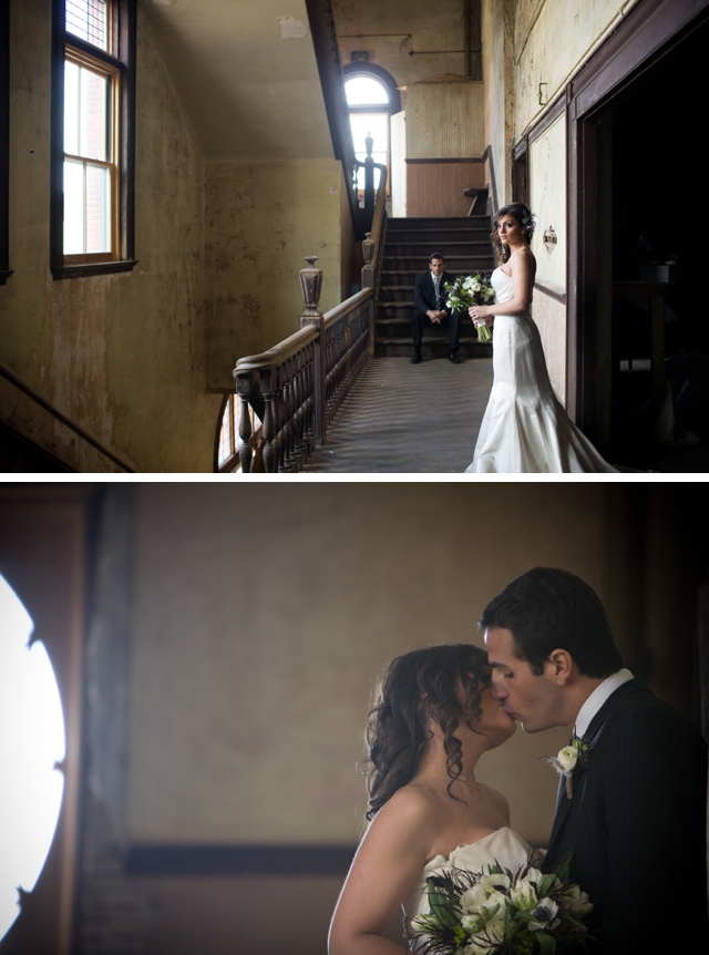 A hauntingly beautiful day-after meets trash-the-dress session at a defunct opera house by Maler Photography || see more on blog.nearlynewlywed.com