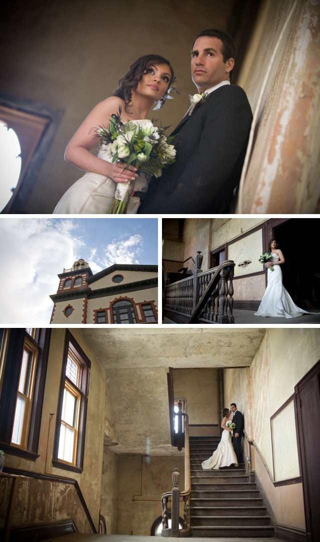 A hauntingly beautiful day-after meets trash-the-dress session at a defunct opera house by Maler Photography || see more on blog.nearlynewlywed.com