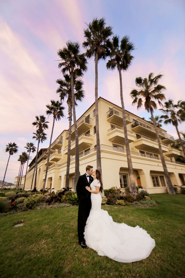 A glam pink and gold Laguna Niguel wedding at The Ritz-Carlton by Pepper Nix Photography