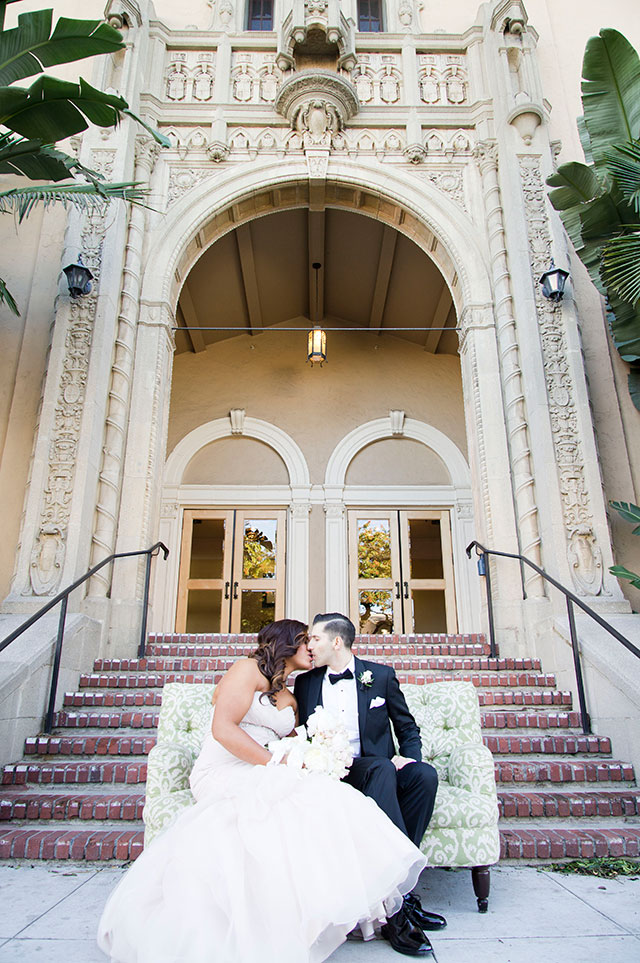 A winter wedding at a historic venue in Long Beach | Peterson Design & Photography: http://peterson-design-photo.com