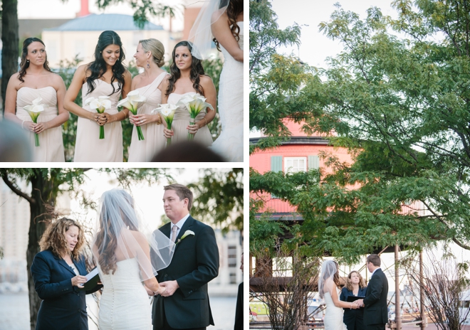 A fall waterfront wedding in Baltimore by Photography by Brea || see more on blog.nearlynewlywed.com