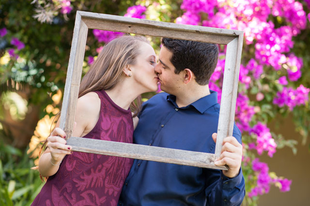 A romantic engagement session at Fairchild Tropical Botanic Garden and Key Biscayne // photos by PhotoNotions Photography, LLC: http://www.tjphotonotions.com || see more on https://blog.nearlynewlywed.com