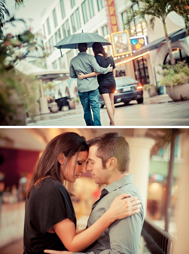 Rainy Miami Engagement by PS Photography