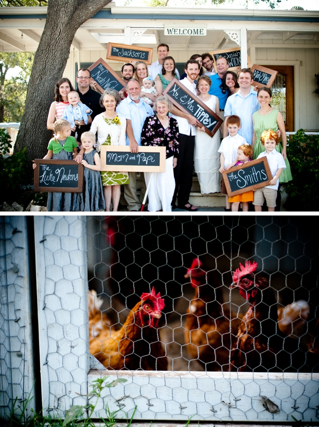 A rustic DIY wedding, including the bride's dress, at a farm in Texas by Powerhouse Studios || see more on blog.nearlynewlywed.com
