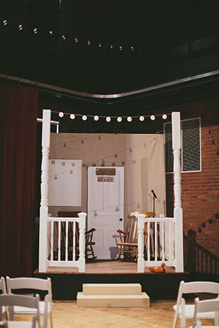 A unique backyard-themed DIY opera house wedding in Pittsburgh // photos by Rachel Rowland Photography: http://rachelrowland.com || see more on https://blog.nearlynewlywed.com