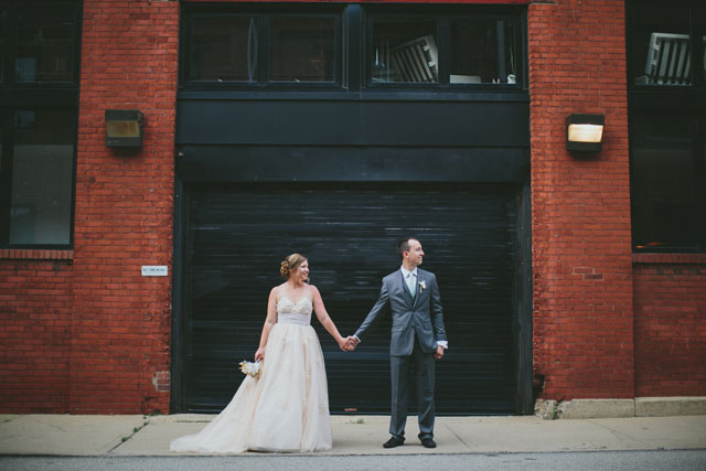 A unique backyard-themed DIY opera house wedding in Pittsburgh // photos by Rachel Rowland Photography: http://rachelrowland.com || see more on https://blog.nearlynewlywed.com