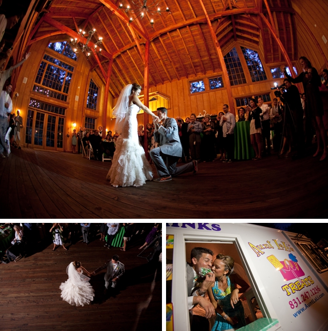 A colorful Nestldown wedding with 1001 origami cranes | rhee bevere photography: rheebevere.com
