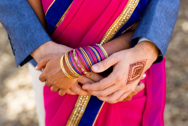 A vibrant and colorful multicultural Oakmont Park wedding by Reuben Castro Photography