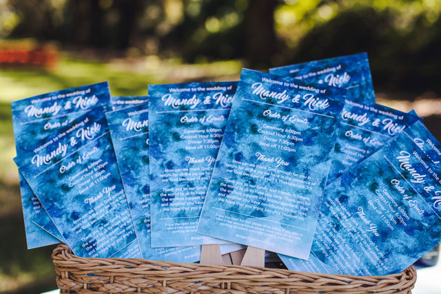 A Labor Day Weekend blue watercolor wedding at Legare Waring House by Richard Bell Photography