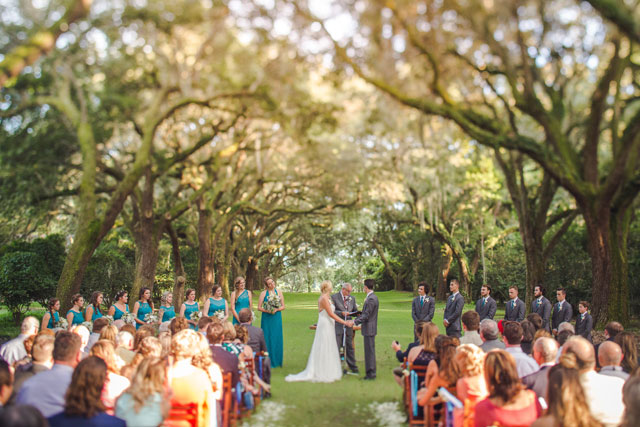A Labor Day Weekend blue watercolor wedding at Legare Waring House by Richard Bell Photography