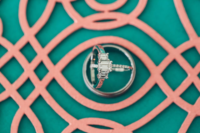A nautical summer wedding in South Carolina with a vibrant coral and teal palette | Richard Bell Photography: http://www.charlestonwedding.com