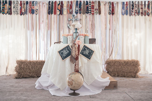 A sweet and sentimental travel themed wedding with vintage and nautical details by Roni Rose Photography