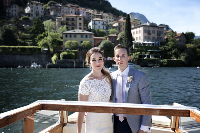 An intimate destination wedding on Lake Como with a pastel color palette by Varese Wedding and Rossini Photography