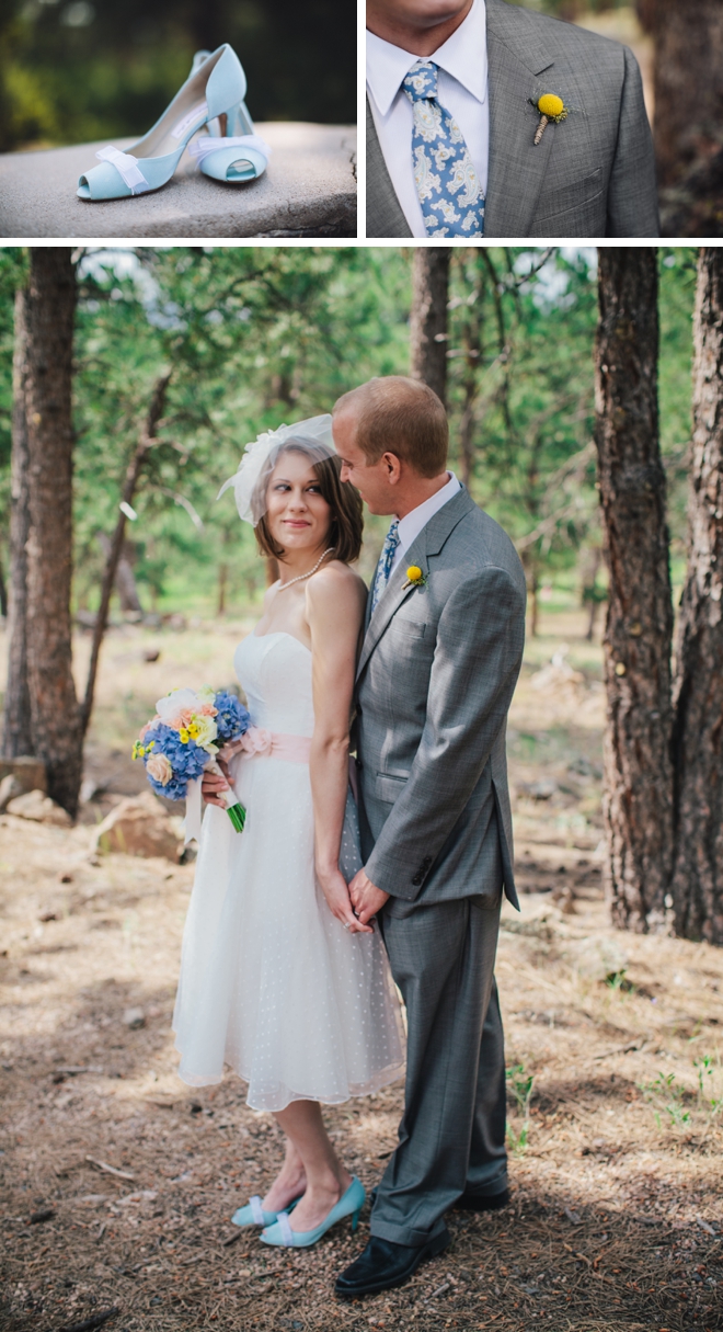 A quaint English brunch wedding in Colorado by Sarah Rose Burns Photography || see more on blog.nearlynewlywed.com
