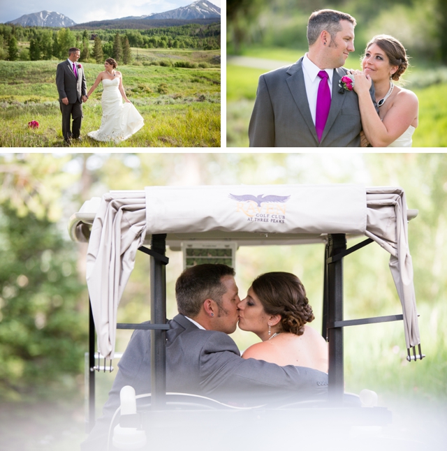 A modern wedding in the mountains of Colorado with vibrant pops of color by Sarah Roshan, Wedding Photographer || see more on blog.nearlynewlywed.com