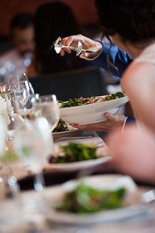 A foodie-friendly intimate farm to table wedding at the Buttermilk Falls Inn // photo by Sarah Tew Photography: http://www.sarahtewphotography.com/ || see more on https://blog.nearlynewlywed.com