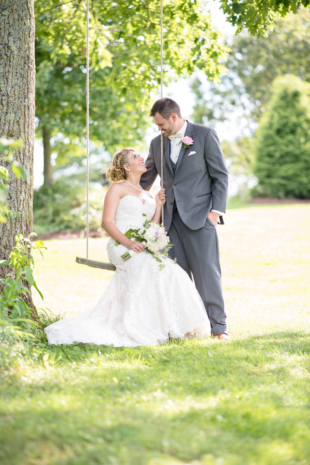 A beautiful and rustic lakeside farm wedding in Pennsylvania by Schneider Photography
