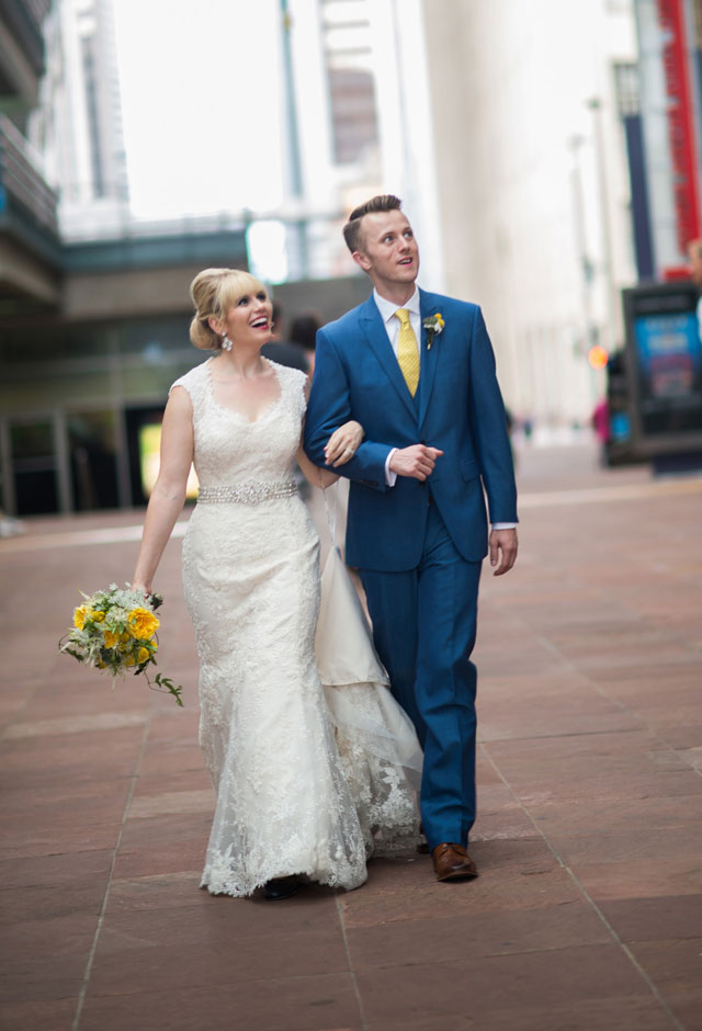 A glittering gold vintage-meets-modern wedding at the opera house in Denver | Selah Photography: selahphotography.org