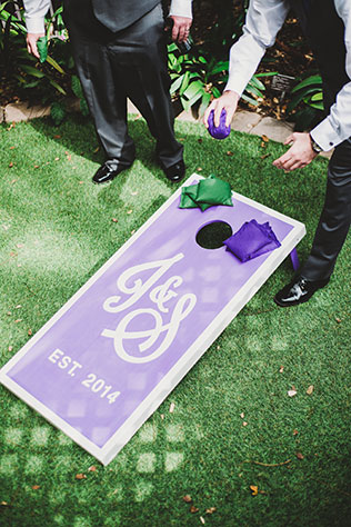 A spring wedding in shades of lush green and violet at the San Diego Botanic Garden | Shelly Anderson Photography: http://shellyandersonphotography.com