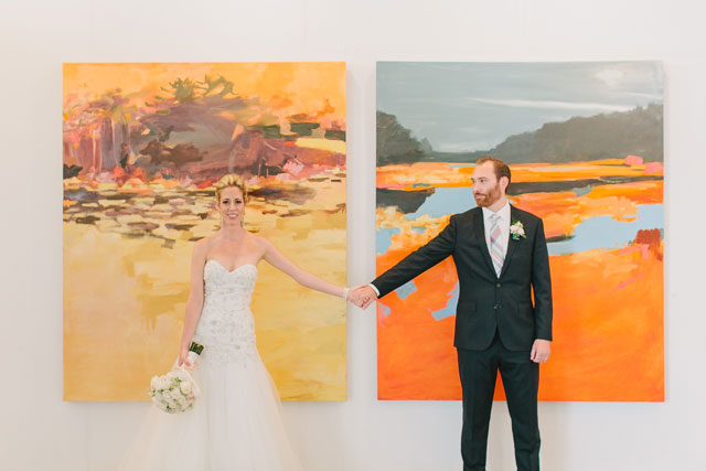 A modern and artistic wedding at 808 Gallery in Boston | Siri Jones Photography: http://sirijonesphotography.com