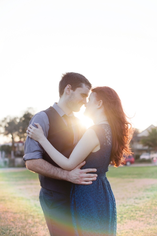 A sweet engagement session all around St. Augustine by Soleil Boucher || see more on blog.nearlynewlywed.com