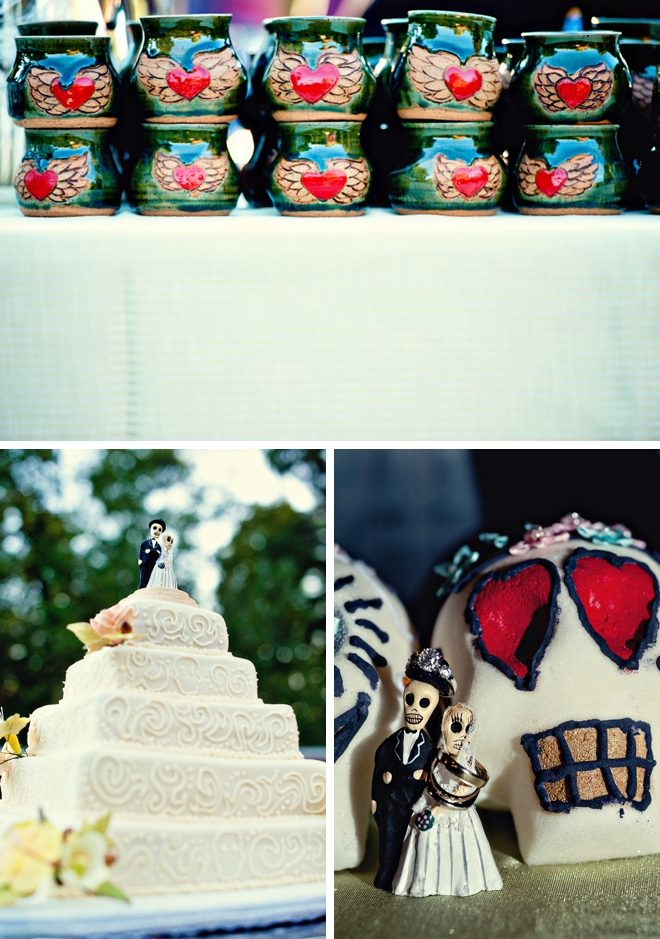 Day of the Dead wedding by Scobey Photography || see more at blog.nearlynewlywed.com