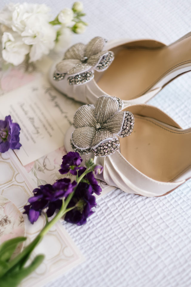 A classic ballroom Saratoga Springs wedding with elegant details and a palette of silver, ivory and blush by Speer Images