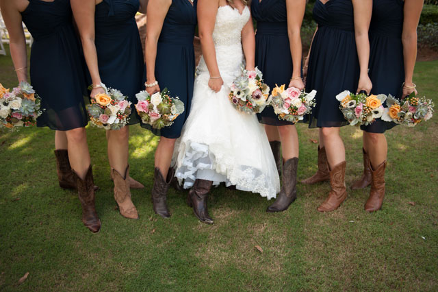 A rustic summer wedding in rich cobalt blue with pops of yellow | Stephanie A Smith Photography: http://www.StephanieASmith.com