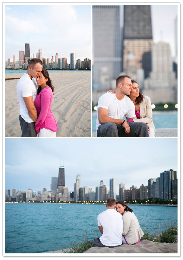 North Avenue Beach Engagement Session by Shane Welch Photography on ArtfullyWed.com