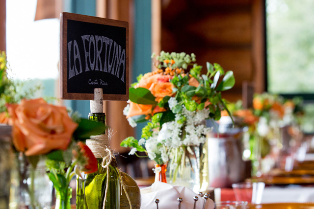 A rustic orange ranch wedding in Arizona with lots of creative DIY details // photos by Tangled Lilac Photography: http://www.tangledlilac.com || see more on https://blog.nearlynewlywed.com
