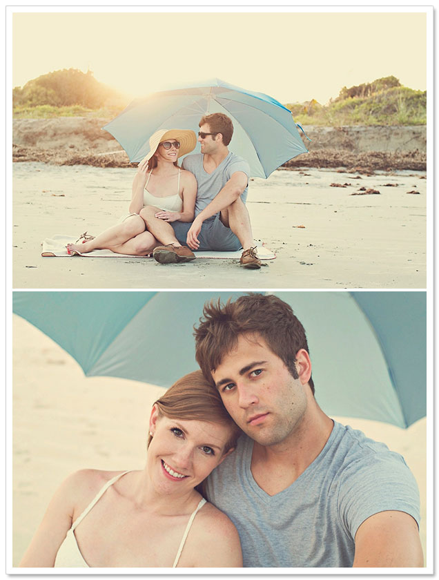 Folly Beach Engagement Session by Taylor Rae Photography on ArtfullyWed.com