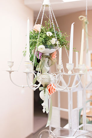 Winter gracefully transforms into spring in this whimsical pastel church wedding | True Grace Photography: http://truegracephotography.com