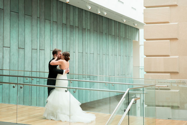 A lovely jewel toned and watercolor Columbus Museum of Art wedding by Two Maries