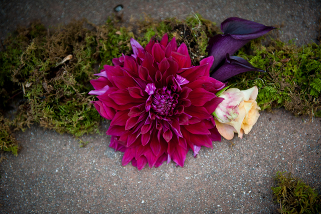 A romantic garden wedding at the Biltmore Estate with beautiful flowers and rich autumn jewel tones // photos by Two Ring Studios: http://tworingstudios.com || see more at: https://blog.nearlynewlywed.com/real-couples/weddings/romantic-garden-wedding-rich-autumn-jewel-tones/