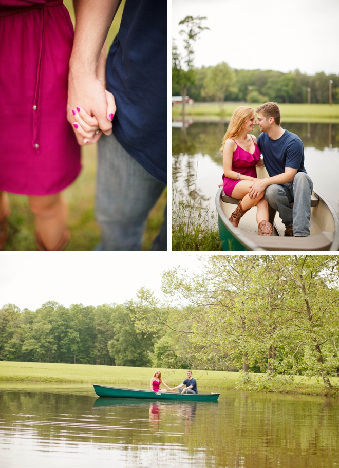 Canoeing Engagement Session by V.A. Photography